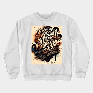 Font Fusion Crewneck Sweatshirt